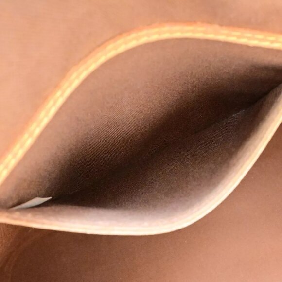 LOUIS VUITTON LV Logo Alma Hand Bag Monogram Leather Brown France - Picture 14 of 14